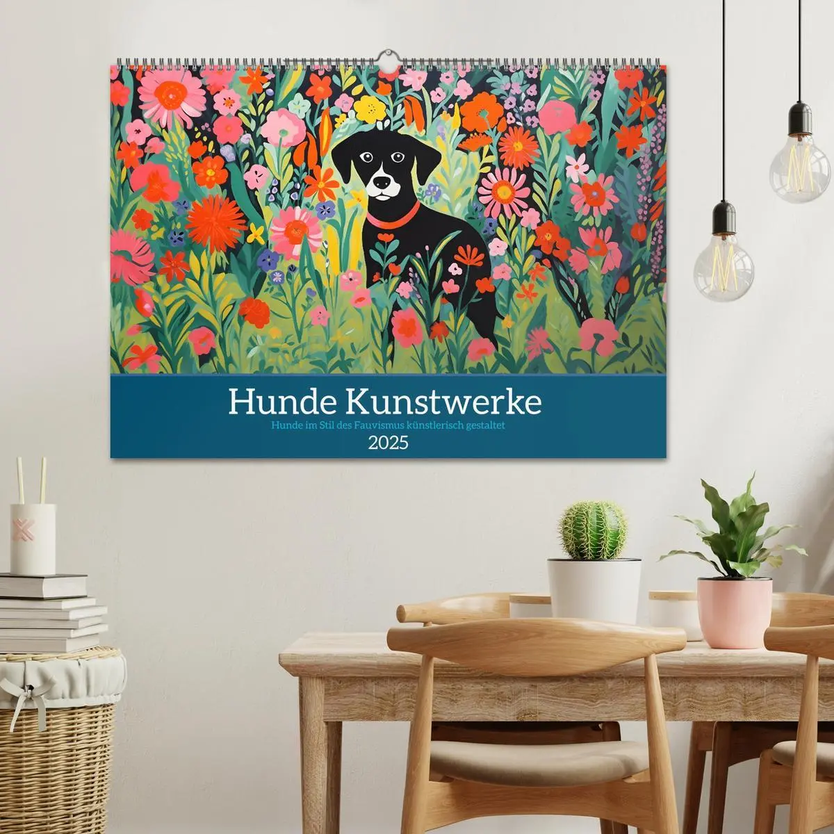 Bild: 9783435015030 | Hunde Kunstwerke - Hunde im Stil des Fauvismus künstlerisch...