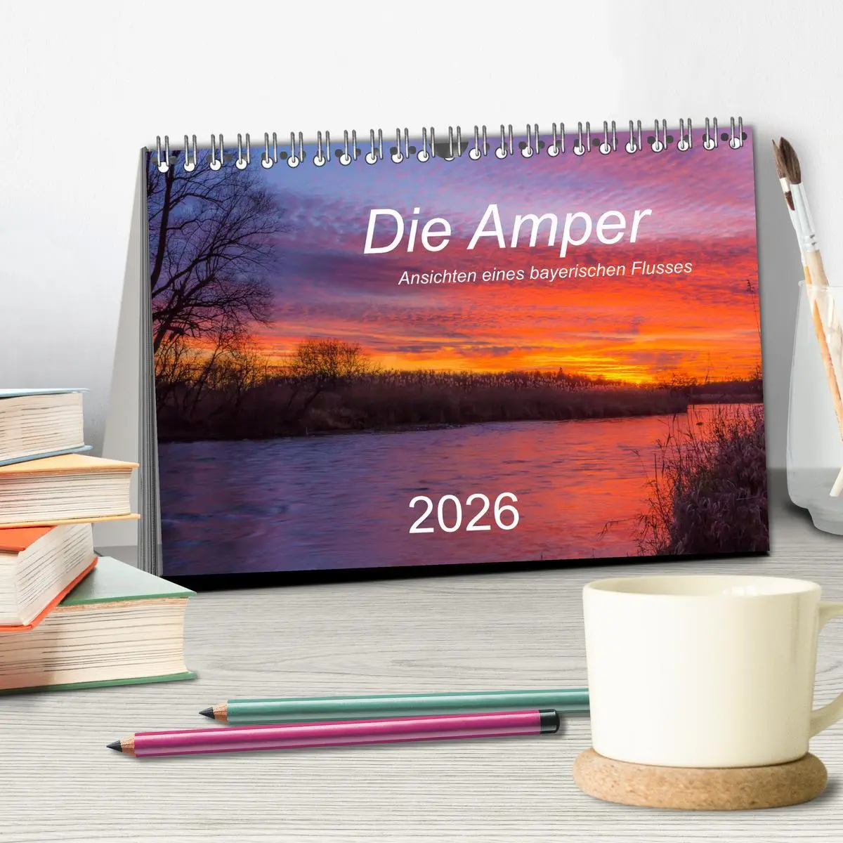 Bild: 9783457895030 | Die Amper - Ansichten eines bayerischen Flusses (Tischkalender 2026...