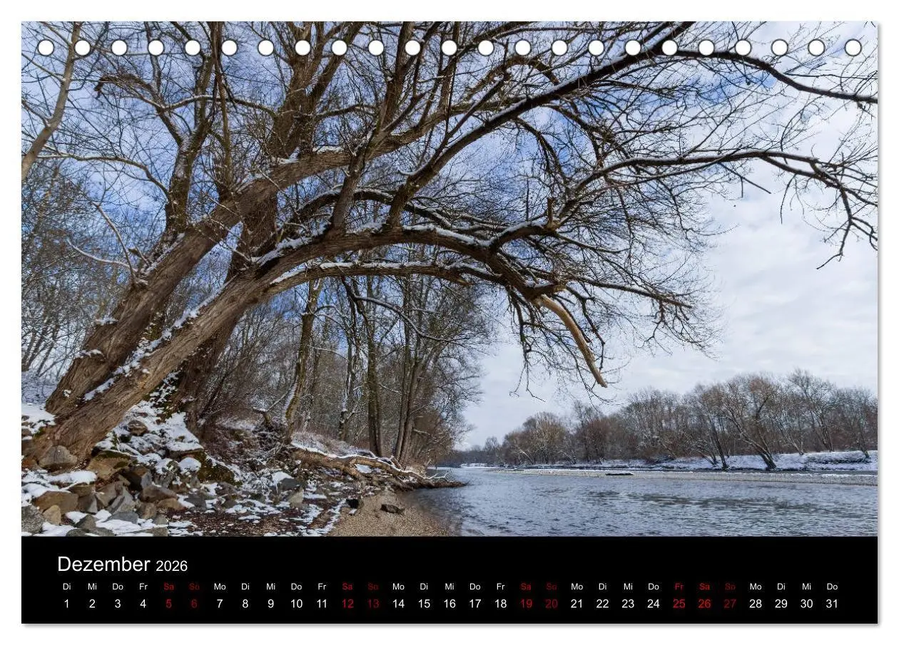 Bild: 9783457895030 | Die Amper - Ansichten eines bayerischen Flusses (Tischkalender 2026...