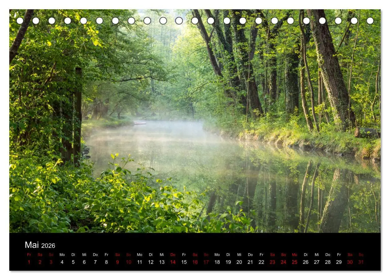 Bild: 9783457895030 | Die Amper - Ansichten eines bayerischen Flusses (Tischkalender 2026...