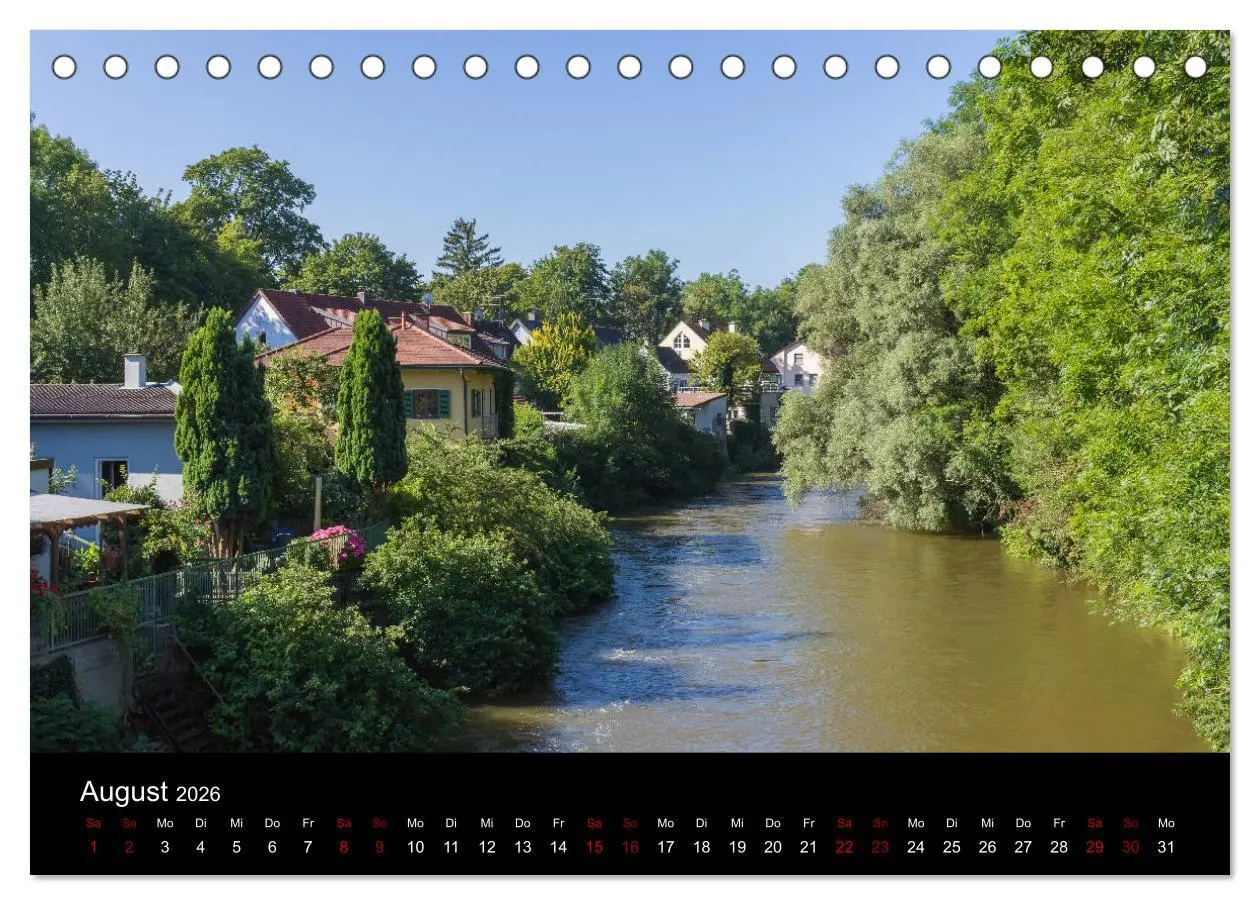 Bild: 9783457895030 | Die Amper - Ansichten eines bayerischen Flusses (Tischkalender 2026...
