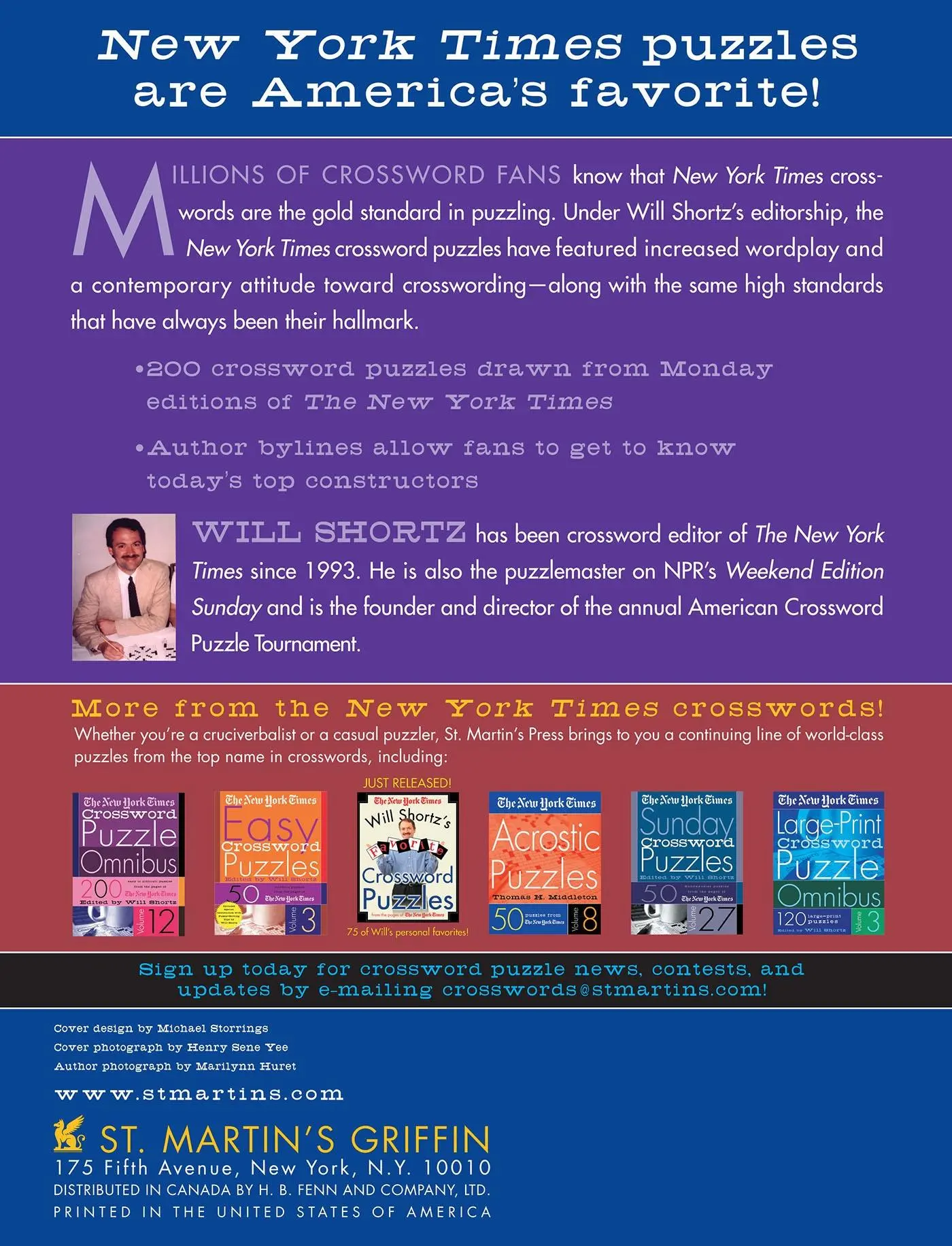 Rückseite: 9780312305130 | The New York Times Easy Crossword Puzzle Omnibus Volume 1 | Times