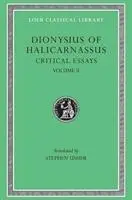 Cover: 9780674995130 | Critical Essays, Volume II | Dionysius of Halicarnassus | Buch | 1985