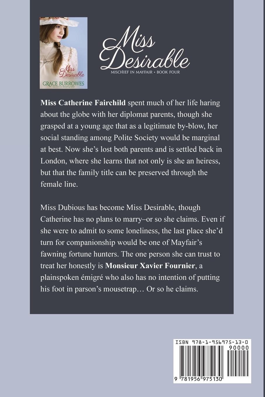 Rückseite: 9781956975130 | Miss Desirable | Grace Burrowes | Taschenbuch | Englisch | 2022