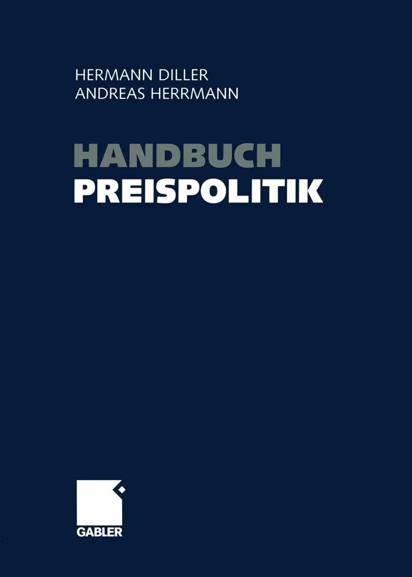 Cover: 9783322905130 | Handbuch Preispolitik | Andreas Herrmann (u. a.) | Taschenbuch | xiv