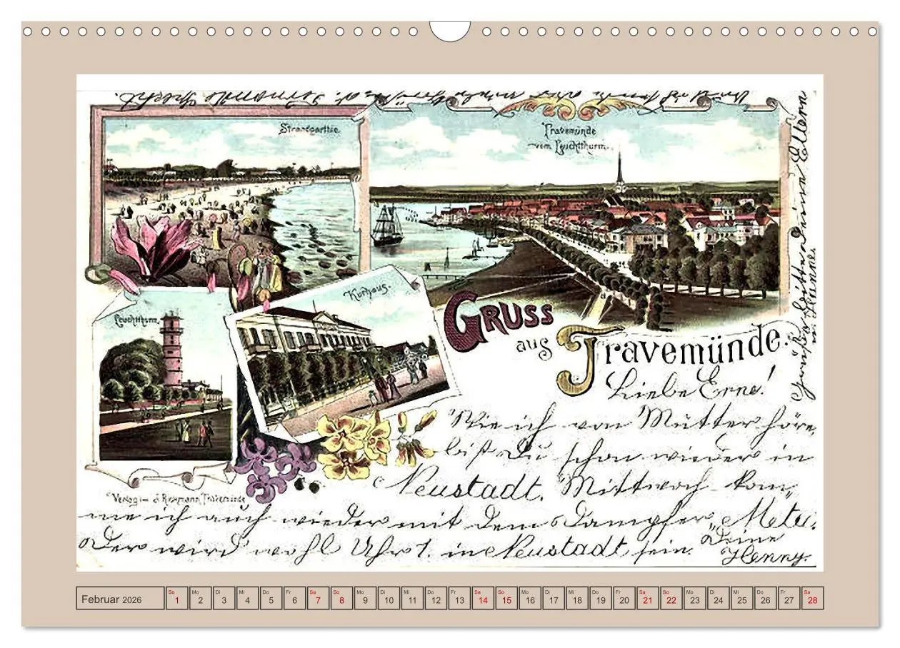 Bild: 9783457265130 | Gruß aus Travemünde (Wandkalender 2026 DIN A3 quer), CALVENDO...