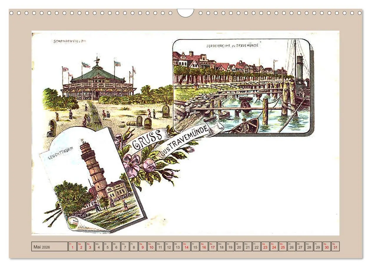 Bild: 9783457265130 | Gruß aus Travemünde (Wandkalender 2026 DIN A3 quer), CALVENDO...