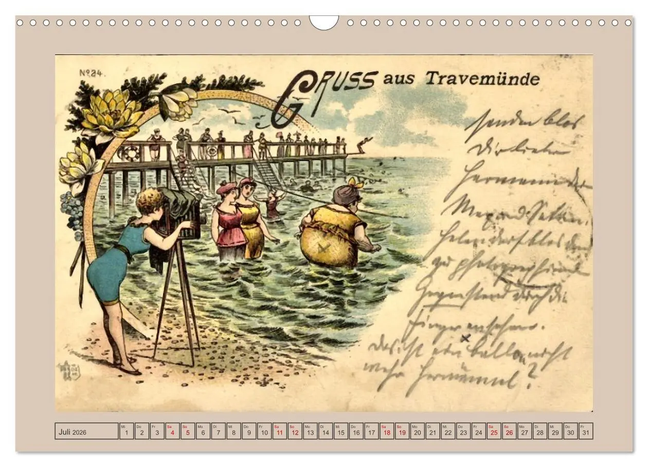 Bild: 9783457265130 | Gruß aus Travemünde (Wandkalender 2026 DIN A3 quer), CALVENDO...