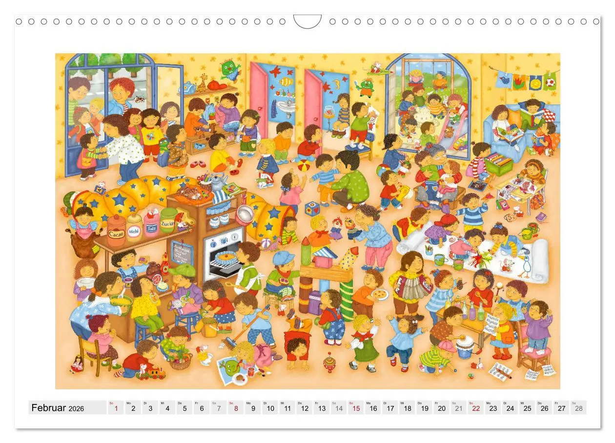 Bild: 9783457885130 | Meine kleine Wimmelwelt (Wandkalender 2026 DIN A3 quer), CALVENDO...