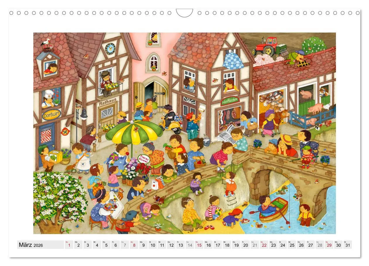 Bild: 9783457885130 | Meine kleine Wimmelwelt (Wandkalender 2026 DIN A3 quer), CALVENDO...