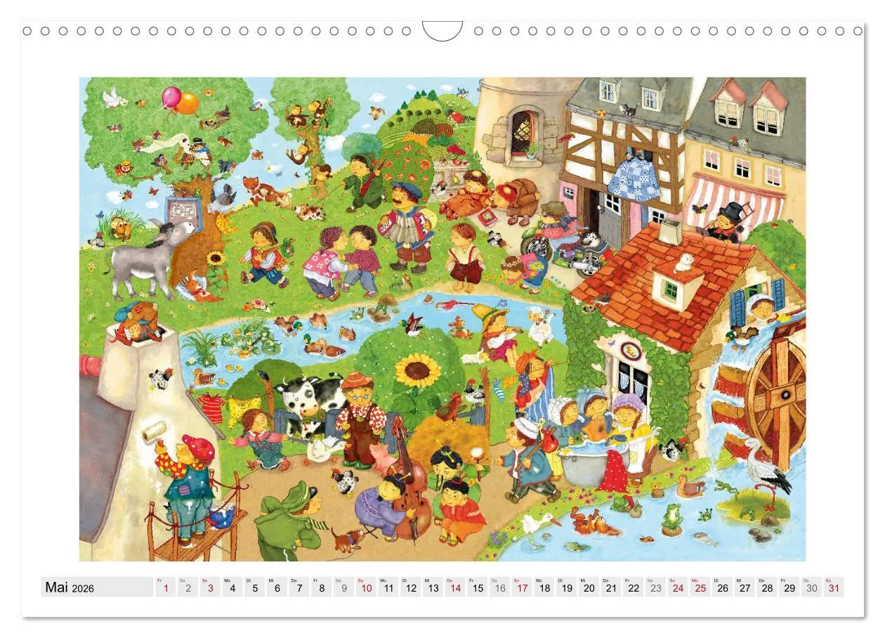 Bild: 9783457885130 | Meine kleine Wimmelwelt (Wandkalender 2026 DIN A3 quer), CALVENDO...