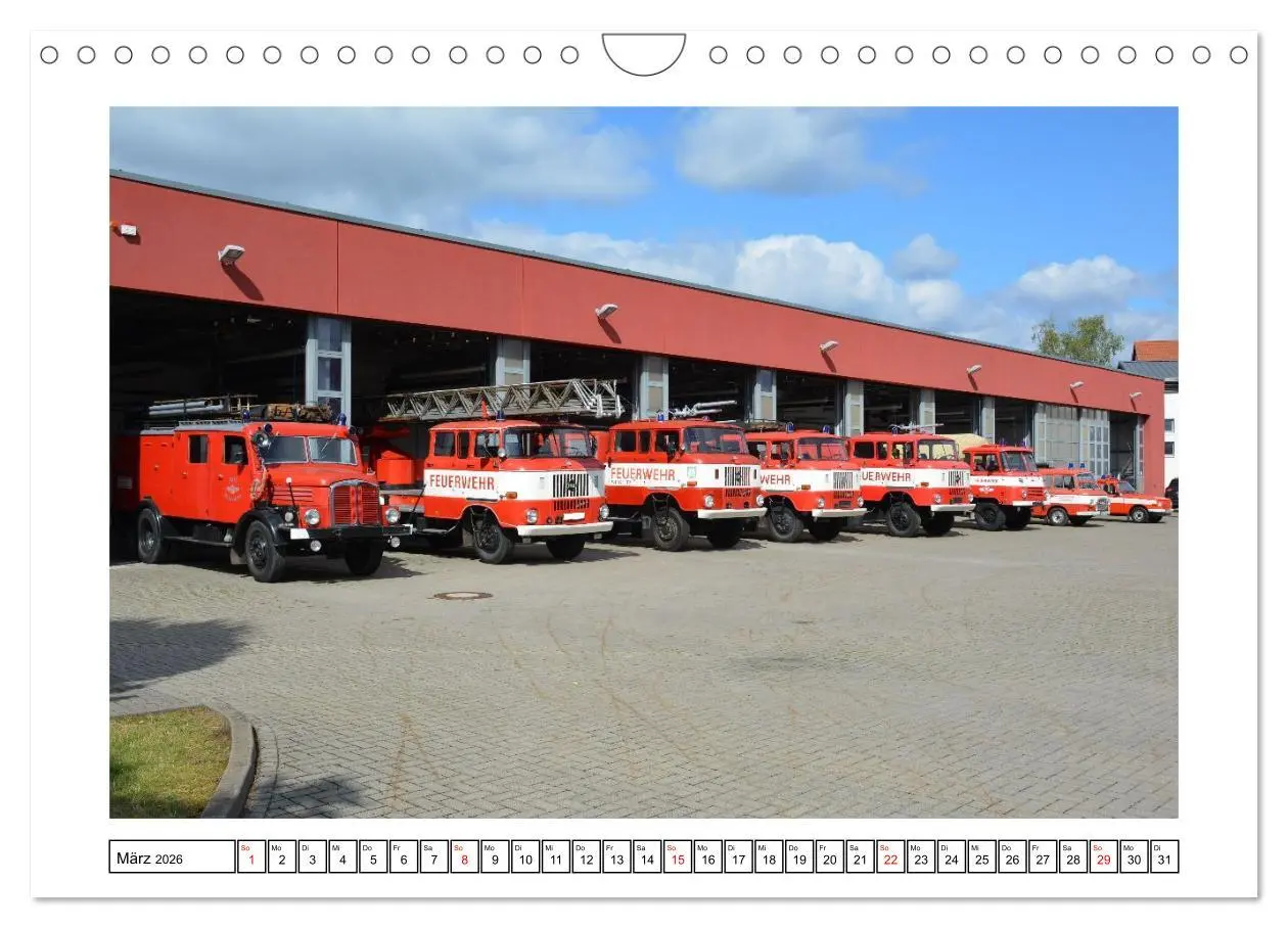 Bild: 9783516285130 | Einsatzfahrzeuge der DDR (Wandkalender 2026 DIN A4 quer), CALVENDO...