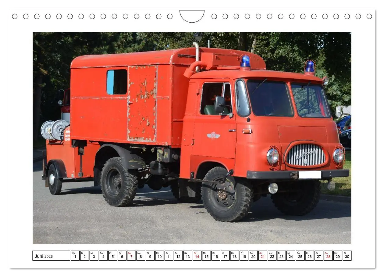 Bild: 9783516285130 | Einsatzfahrzeuge der DDR (Wandkalender 2026 DIN A4 quer), CALVENDO...