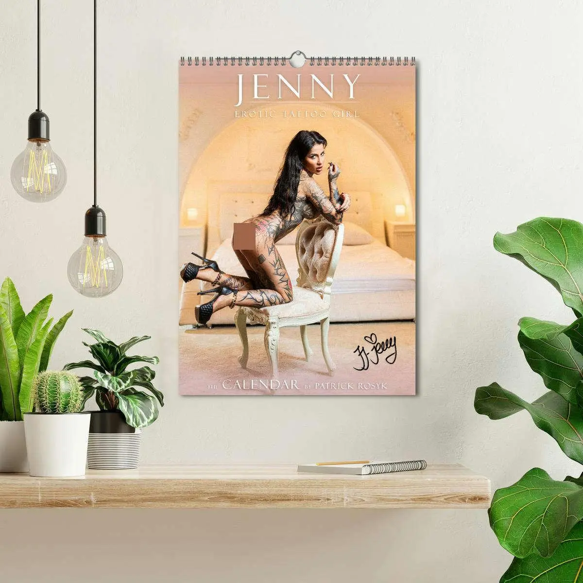 Bild: 9783516355130 | Jenny - Erotic Tattoo Girl (Wandkalender 2026 DIN A3 hoch),...
