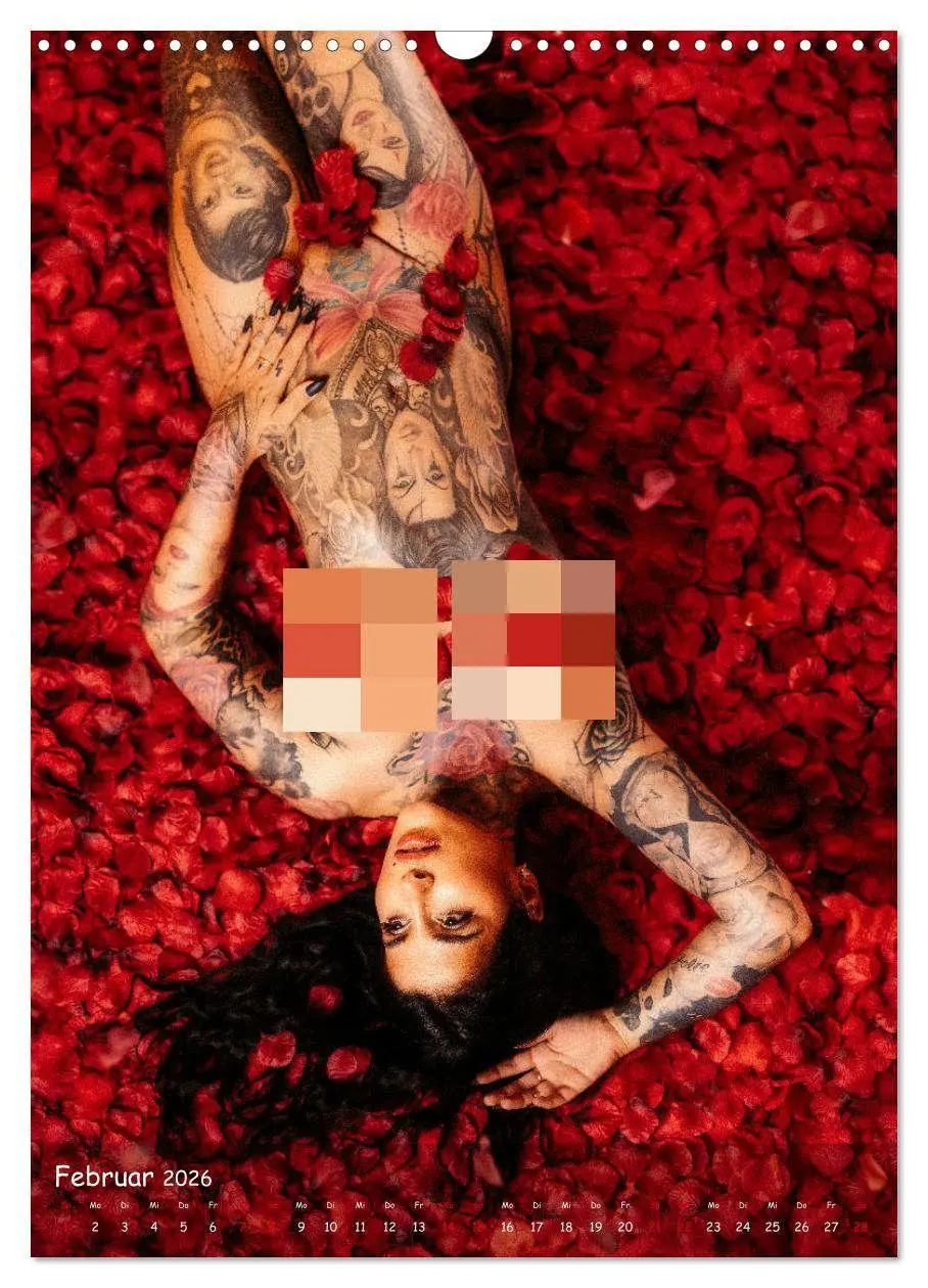 Bild: 9783516355130 | Jenny - Erotic Tattoo Girl (Wandkalender 2026 DIN A3 hoch),...