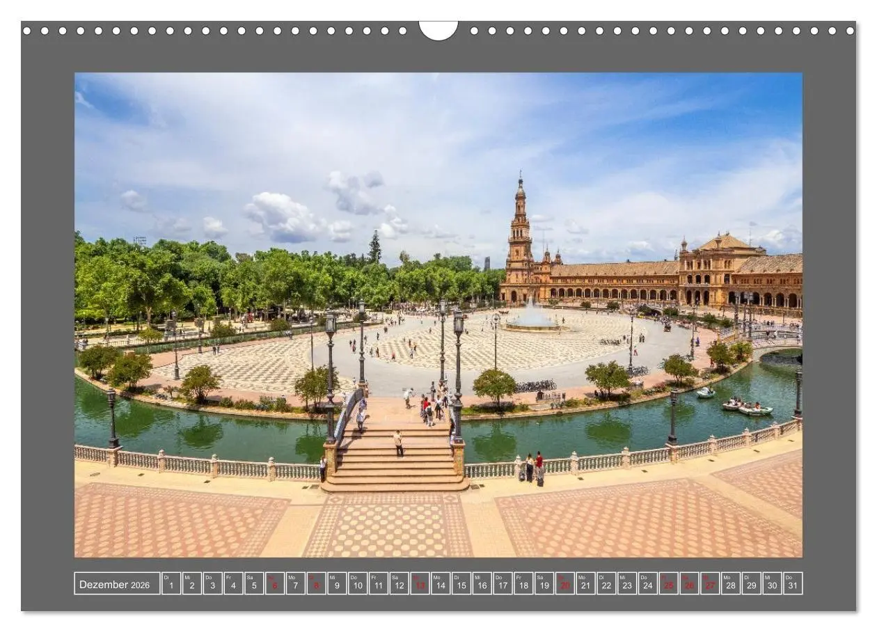 Bild: 9783516665130 | Ein Herz für Sevilla (Wandkalender 2026 DIN A3 quer), CALVENDO...