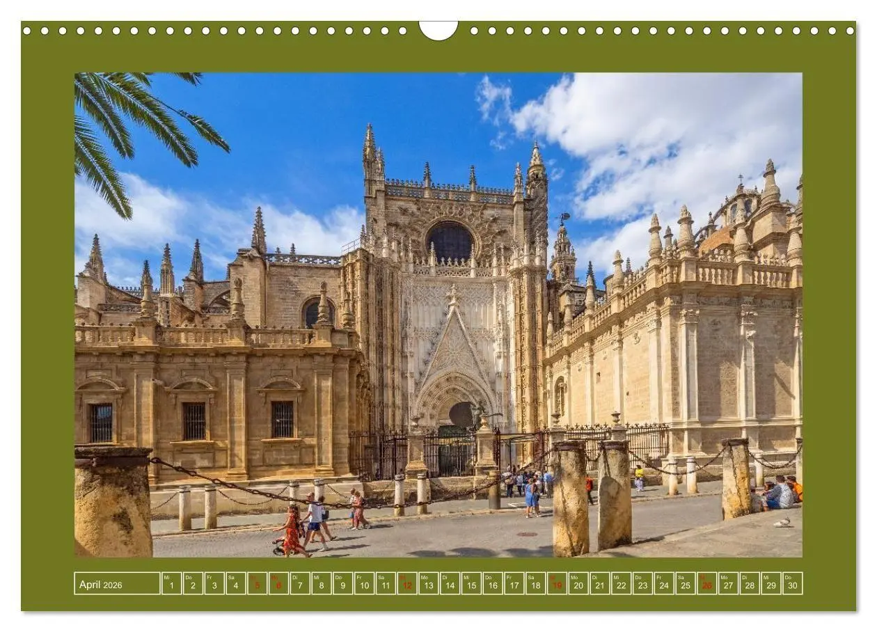 Bild: 9783516665130 | Ein Herz für Sevilla (Wandkalender 2026 DIN A3 quer), CALVENDO...