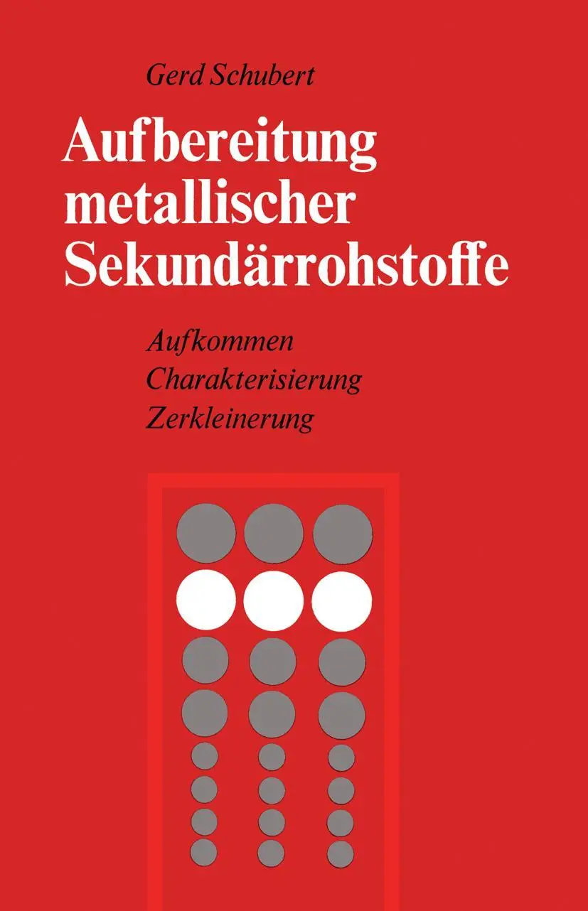 Cover: 9783709195130 | Aufbereitung metallischer Sekundärrohstoffe | G. Schubert | Buch