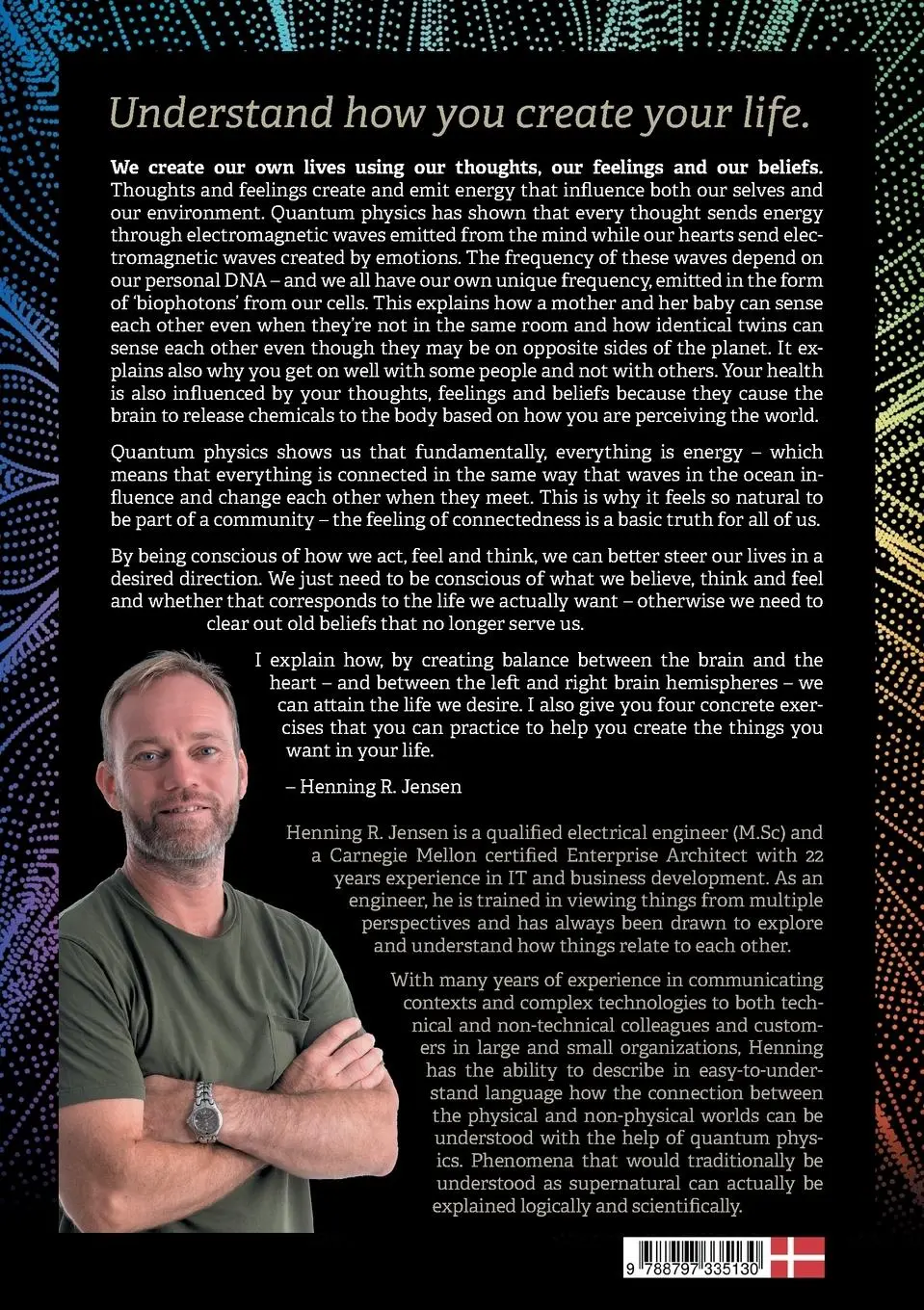Rückseite: 9788797335130 | You Create Your Life | - quantum physics explains how | Jensen | Buch