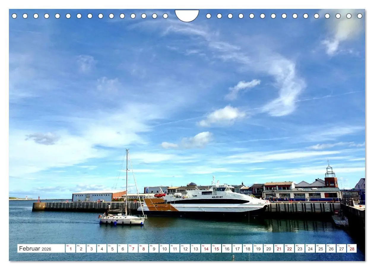 Bild: 9783457255230 | Helgoland Highlights (Wandkalender 2026 DIN A4 quer), CALVENDO...