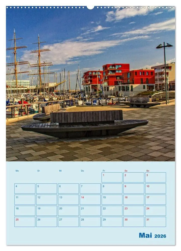 Bild: 9783516275230 | Priwall bei Travemünde - Terminplaner (Wandkalender 2026 DIN A2...