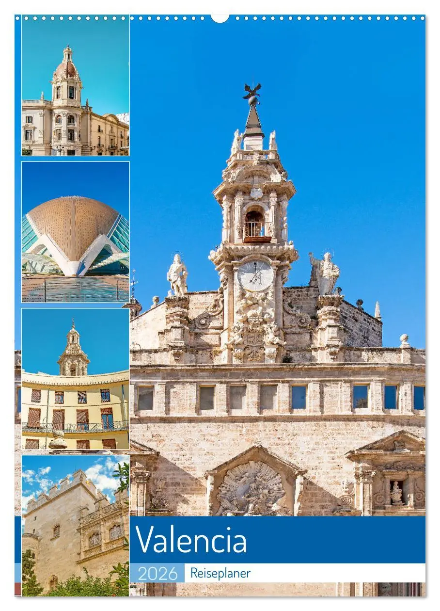 Cover: 9783516345230 | Valencia - Reiseplaner (Wandkalender 2026 DIN A2 hoch), CALVENDO...