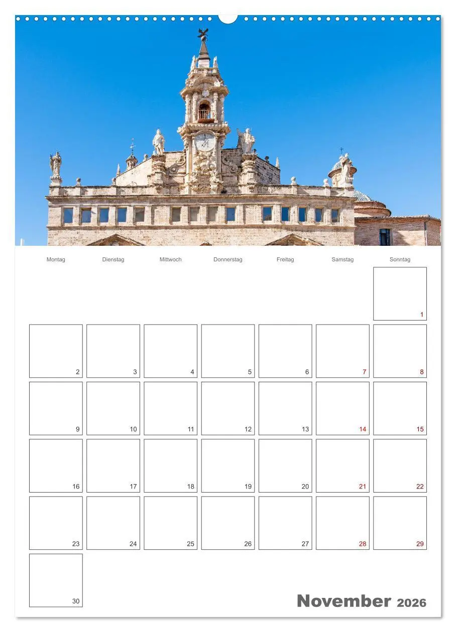Bild: 9783516345230 | Valencia - Reiseplaner (Wandkalender 2026 DIN A2 hoch), CALVENDO...