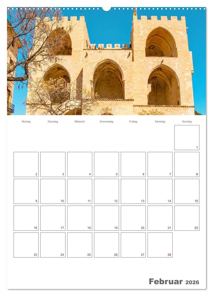 Bild: 9783516345230 | Valencia - Reiseplaner (Wandkalender 2026 DIN A2 hoch), CALVENDO...
