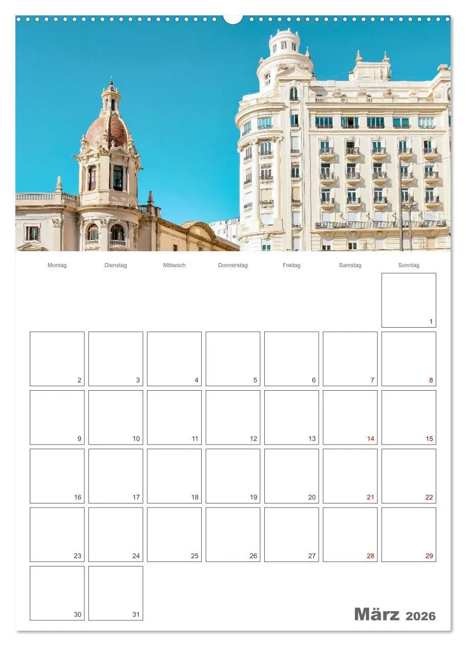 Bild: 9783516345230 | Valencia - Reiseplaner (Wandkalender 2026 DIN A2 hoch), CALVENDO...