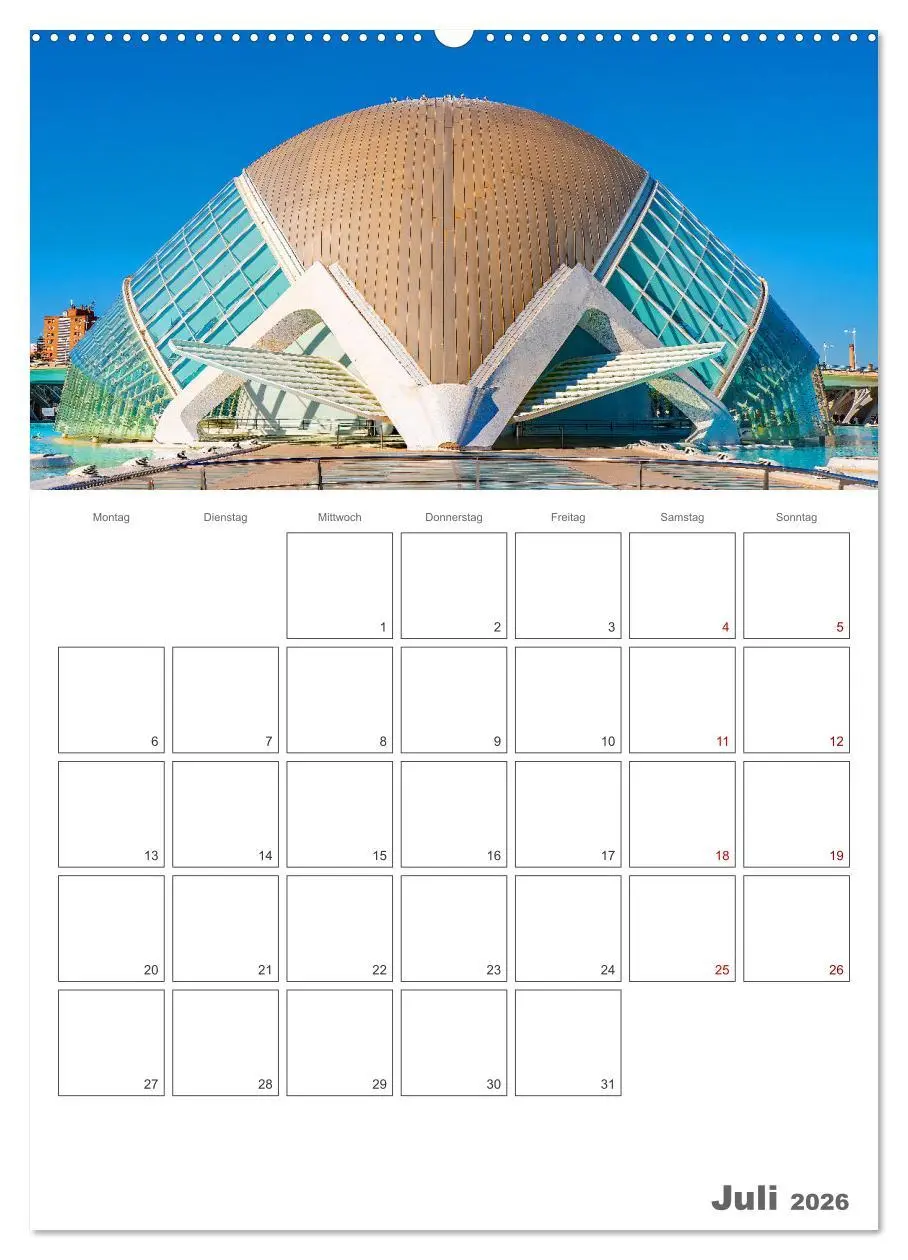 Bild: 9783516345230 | Valencia - Reiseplaner (Wandkalender 2026 DIN A2 hoch), CALVENDO...