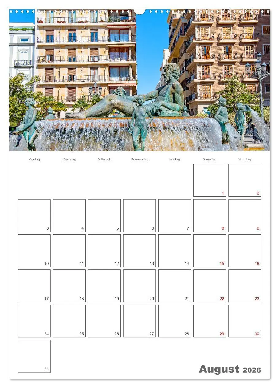 Bild: 9783516345230 | Valencia - Reiseplaner (Wandkalender 2026 DIN A2 hoch), CALVENDO...