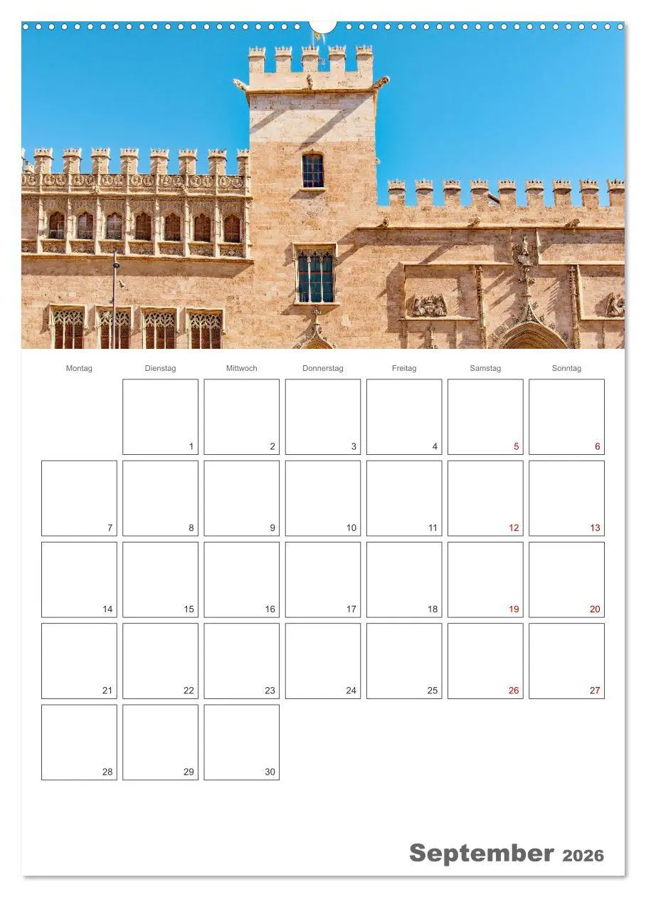 Bild: 9783516345230 | Valencia - Reiseplaner (Wandkalender 2026 DIN A2 hoch), CALVENDO...