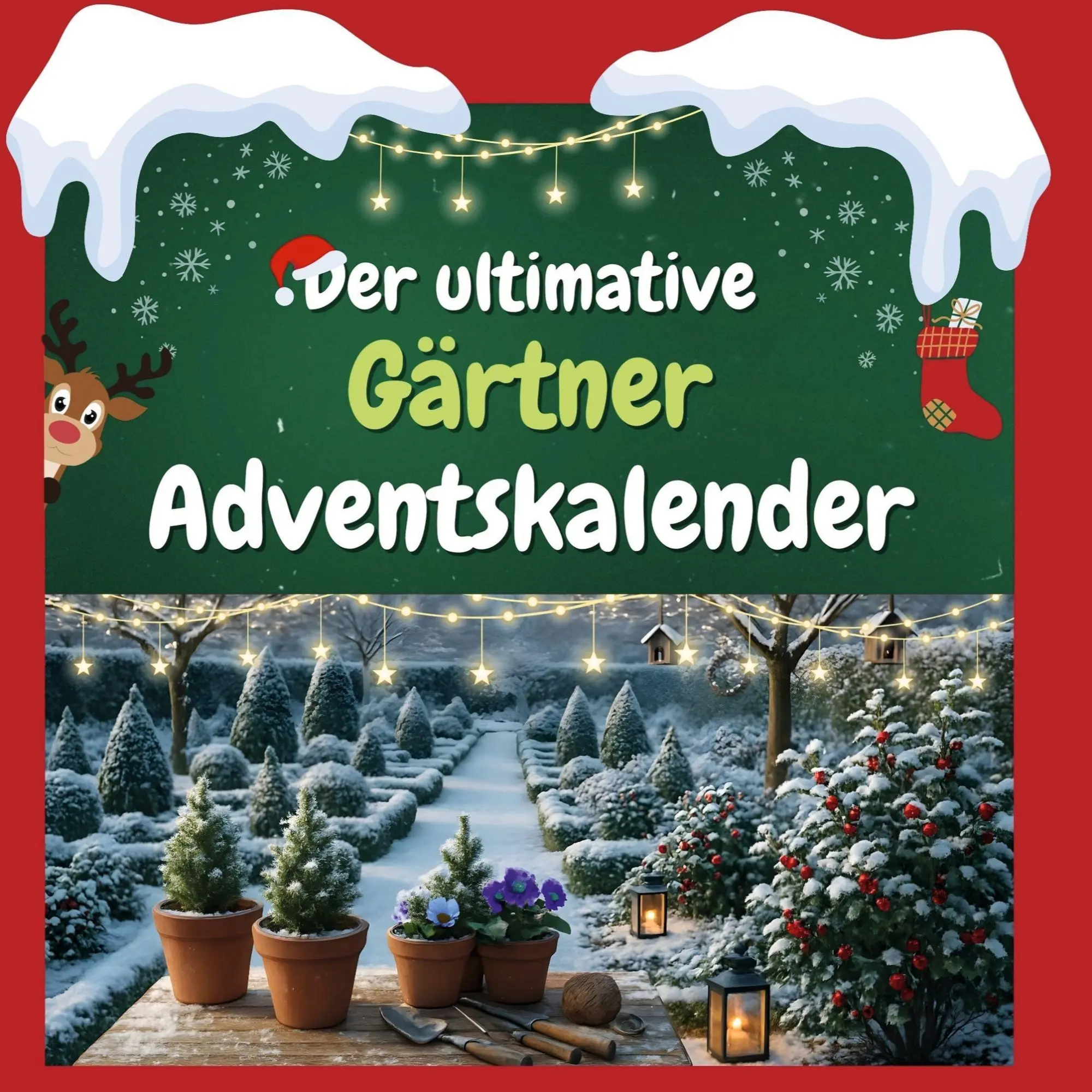 Cover: 9783695305230 | Der ultimative Gärtner-Adventskalender | Amelia Weber | Taschenbuch