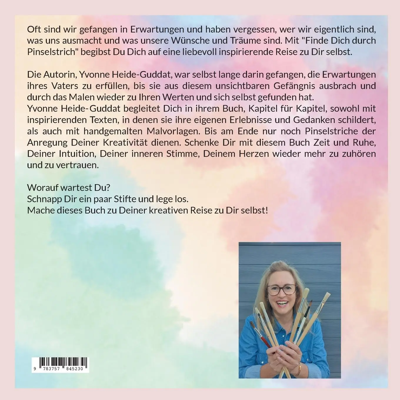 Rückseite: 9783757845230 | Finde Dich durch Pinselstrich | Eine kreative Reise zu Dir selbst