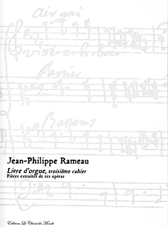 Livre D'Orgue Premier Cahier Book 3