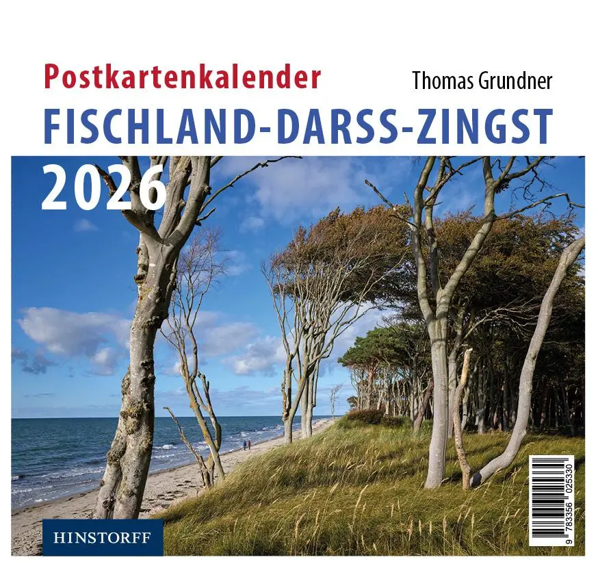 Cover: 9783356025330 | Postkartenkalender Fischland-Darss-Zingst 2026 | Thomas Grundner