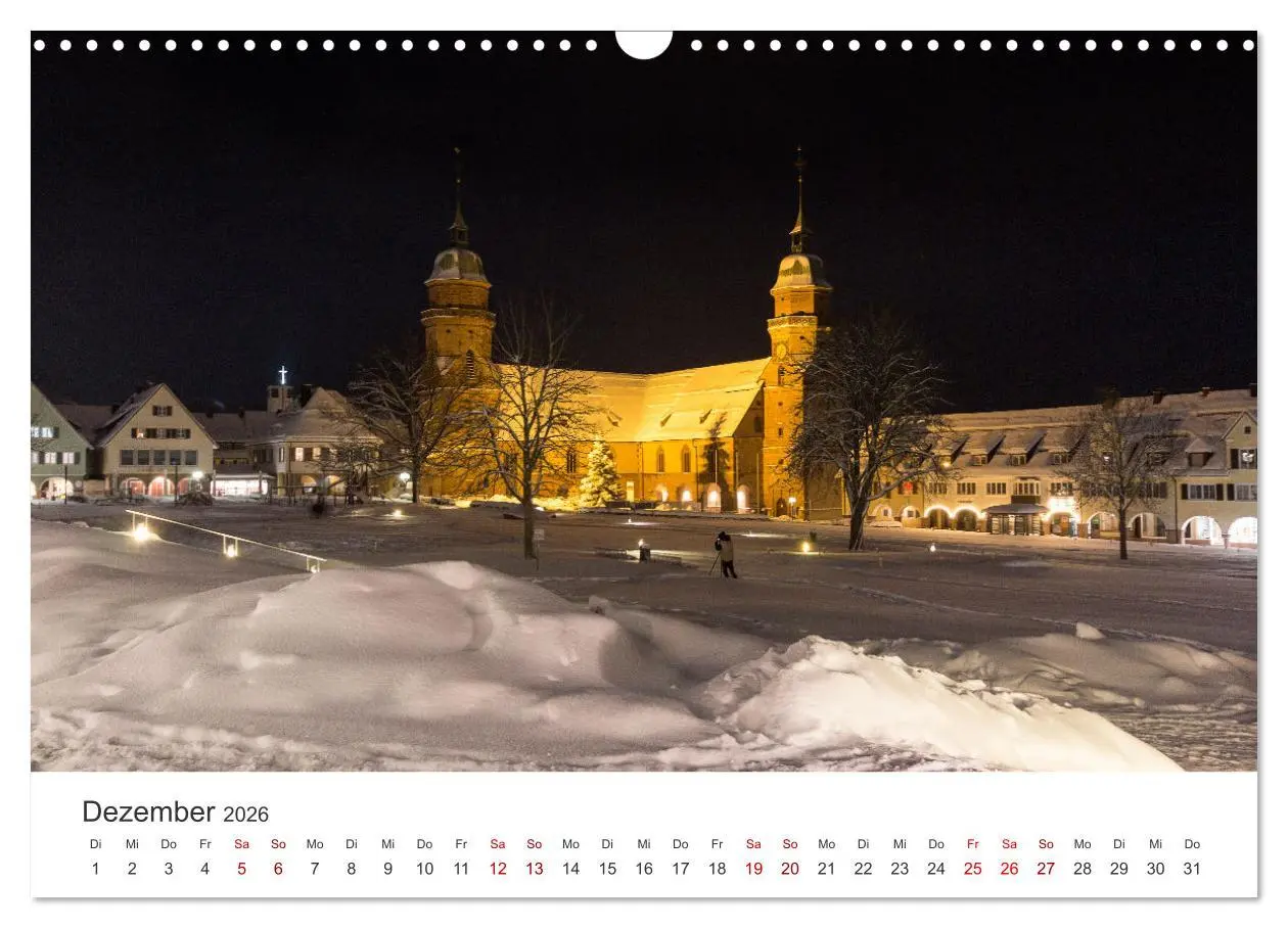 Bild: 9783457625330 | Freudenstadt 2026 (Wandkalender 2026 DIN A3 quer), CALVENDO...