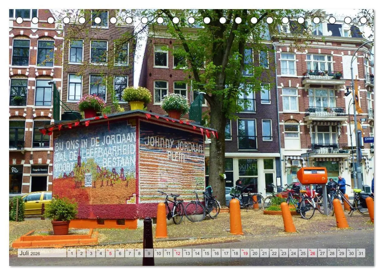 Bild: 9783516195330 | Amsterdam (Tischkalender 2026 DIN A5 quer), CALVENDO Monatskalender