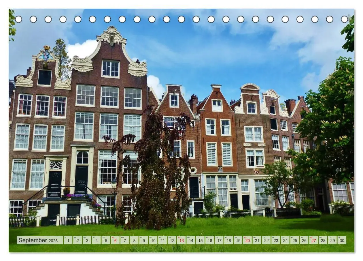 Bild: 9783516195330 | Amsterdam (Tischkalender 2026 DIN A5 quer), CALVENDO Monatskalender