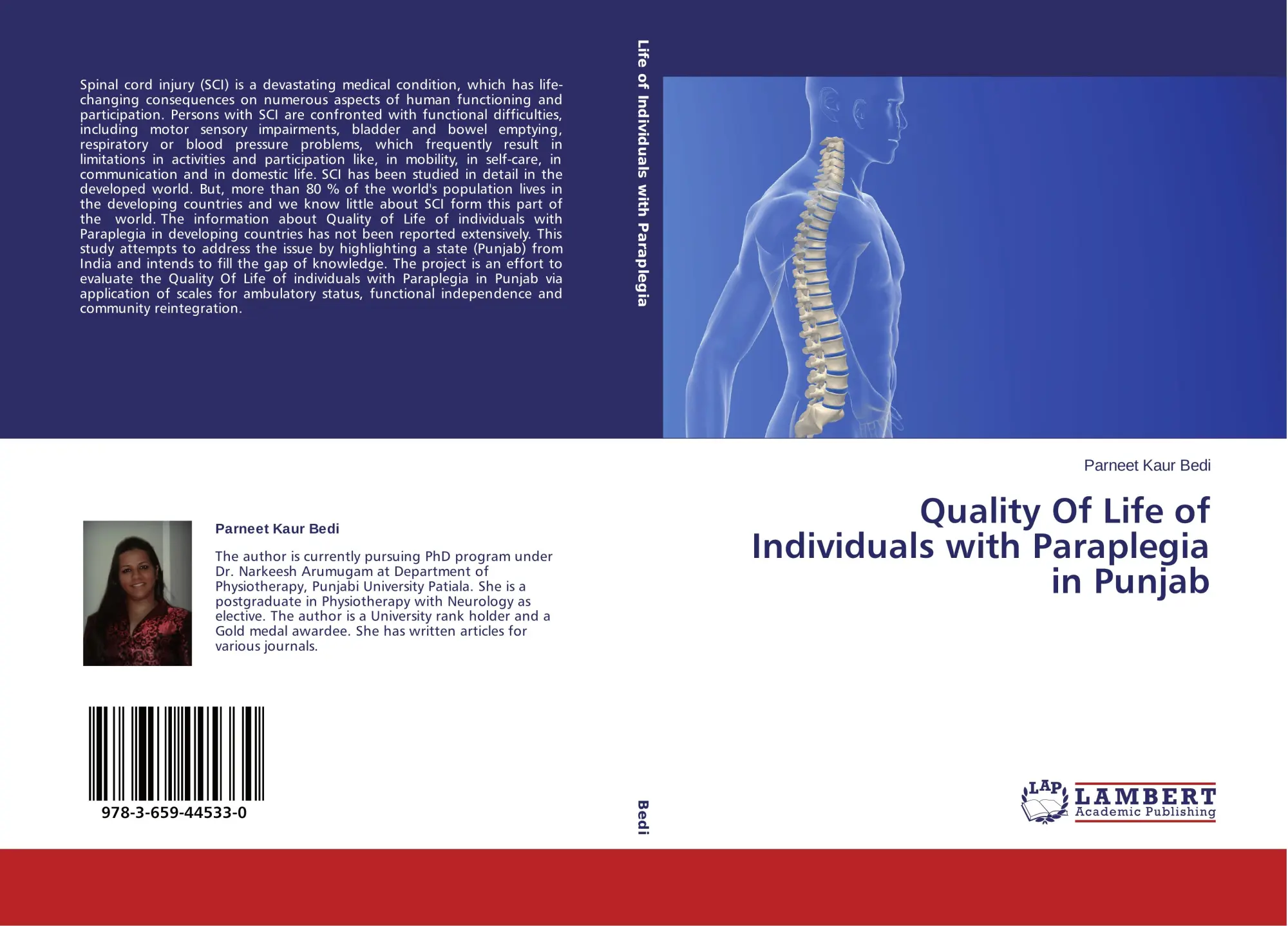 Quality Of Life of Individuals with Paraplegia in Punjab