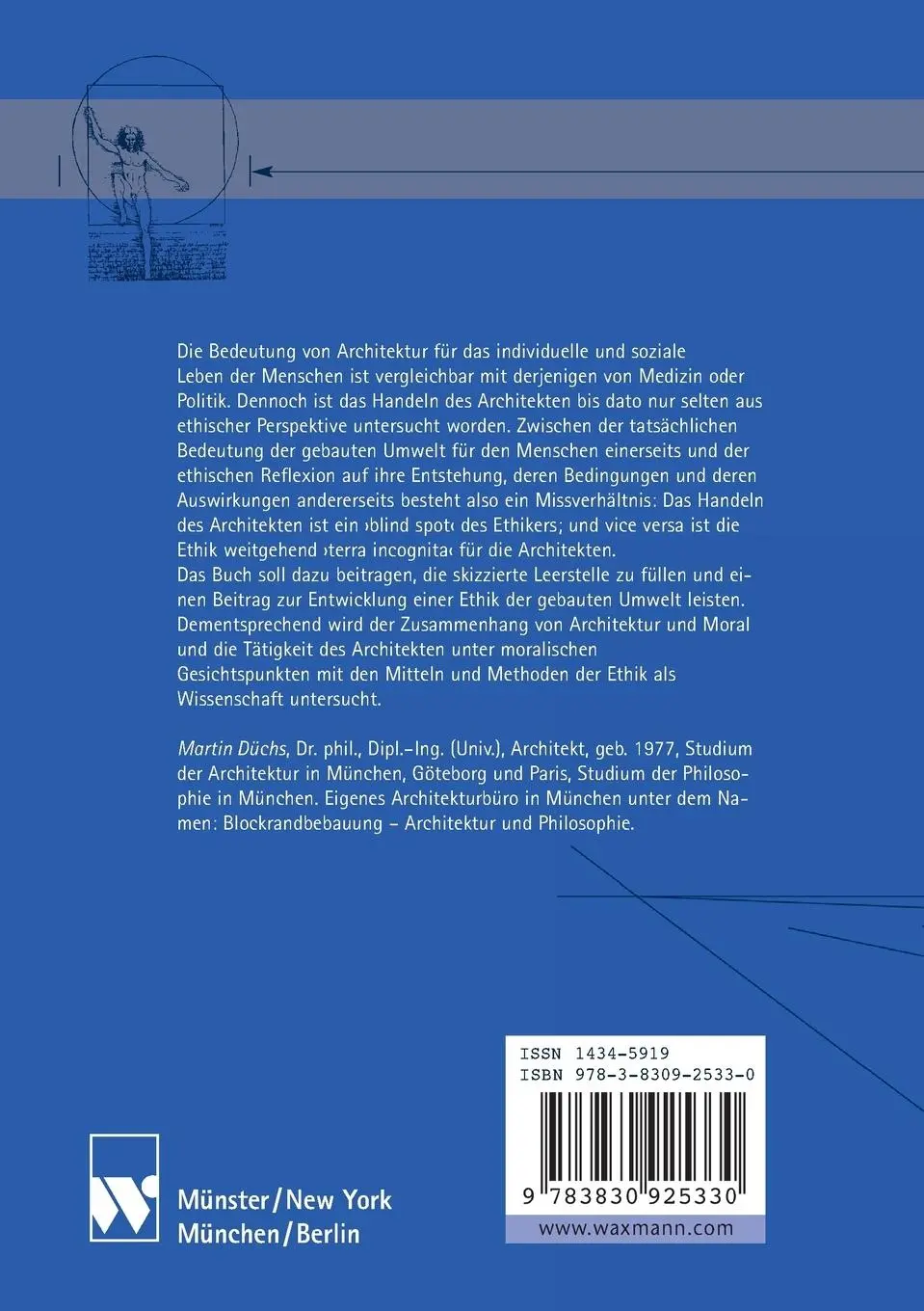 Rückseite: 9783830925330 | Architektur für ein gutes Leben | Martin Düchs | Taschenbuch | 260 S.
