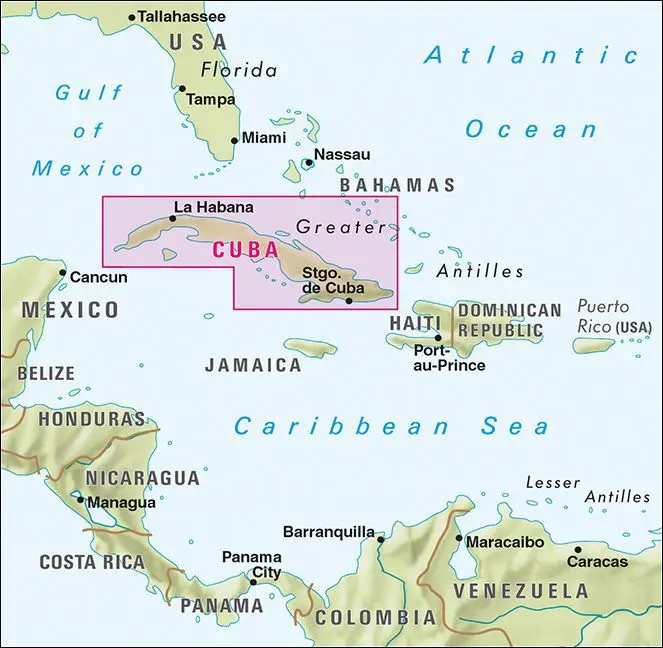 Bild: 9783865745330 | Nelles Map Landkarte Cuba Kuba | Nelles Verlag | (Land-)Karte | 2016