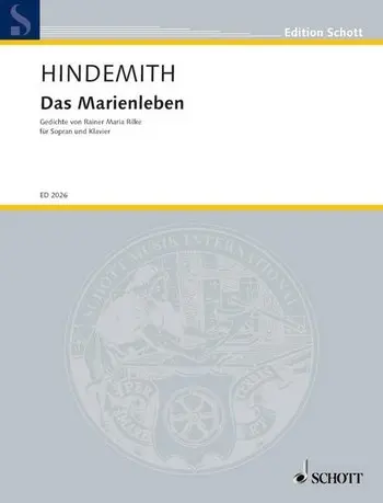 Cover: 9790001035330 | Das Marienleben | New Version | Paul Hindemith | Buch | 1984