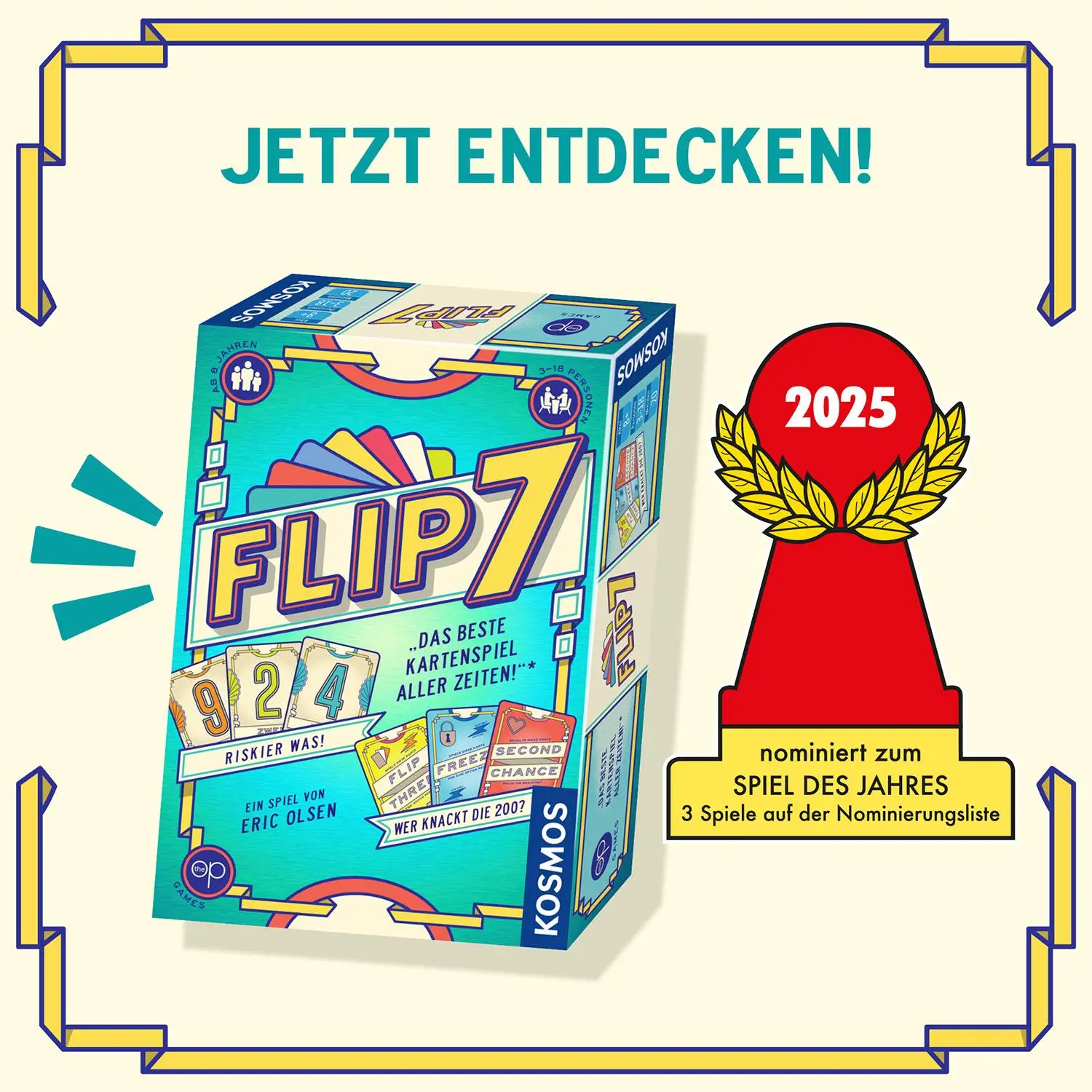 Bild: 4002051685430 | Flip 7 | Spiel | Spiel | 685430 | Deutsch | 2025 | Franckh-Kosmos