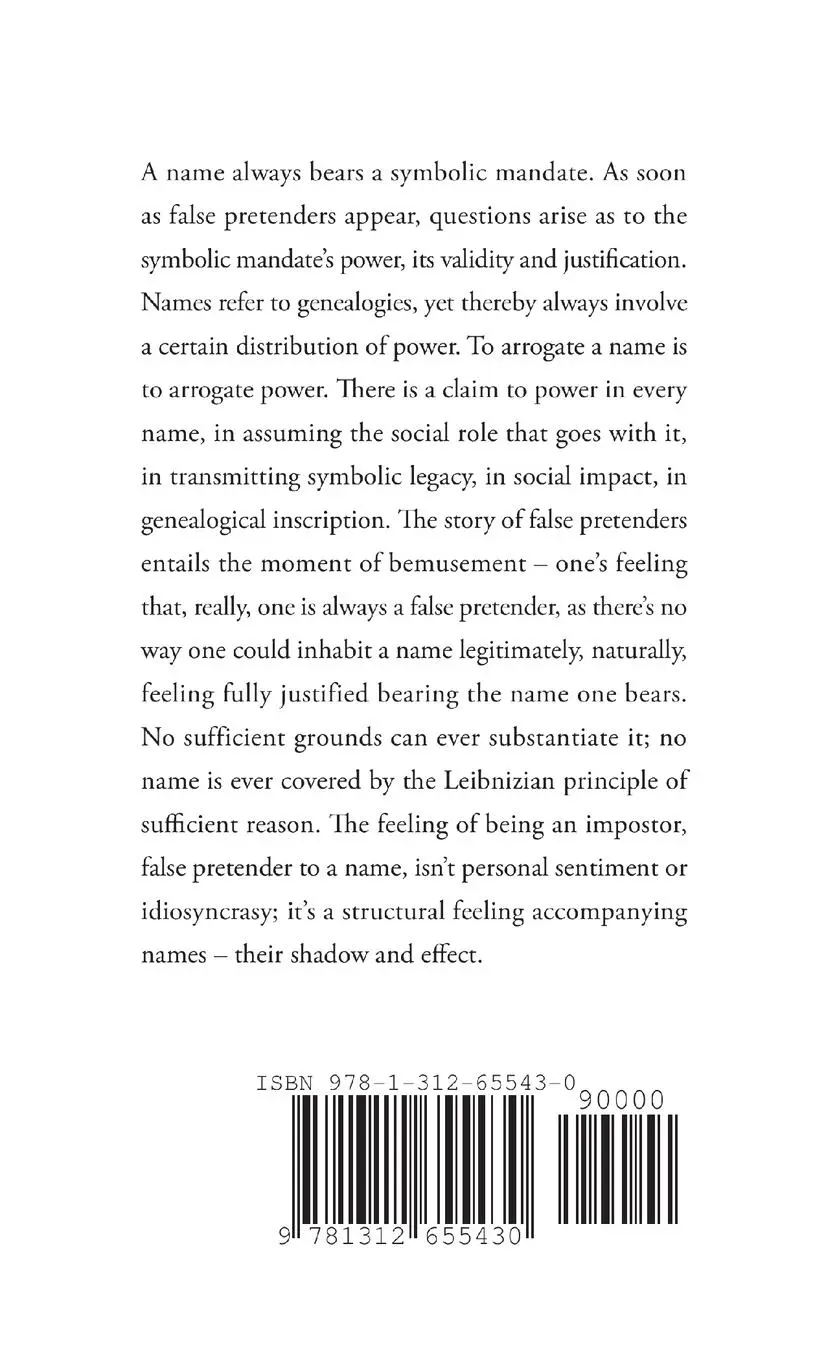 Rückseite: 9781312655430 | What's in a Name? | Mladen Dolar | Taschenbuch | Englisch | 2014