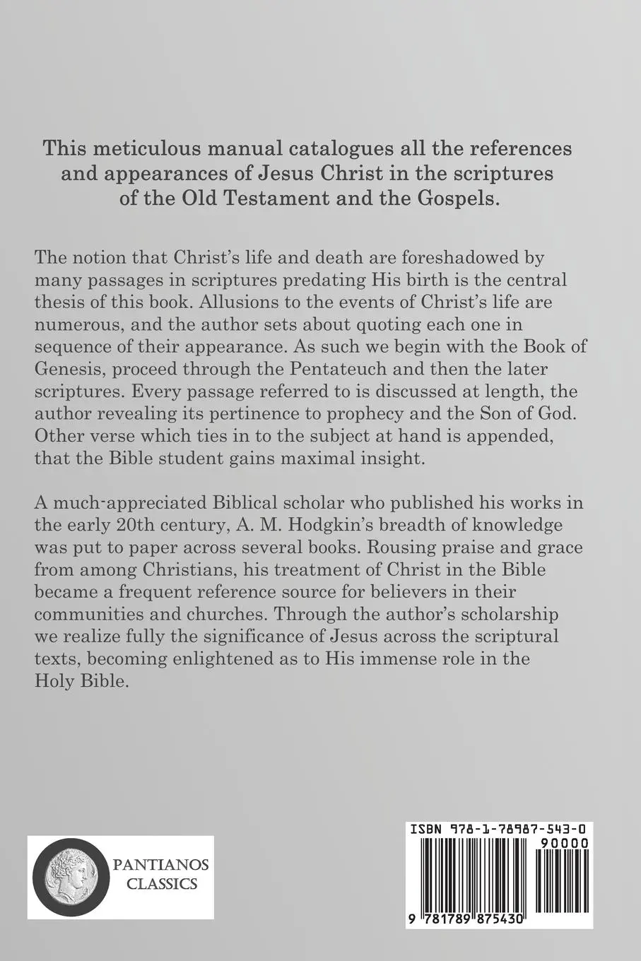 Rückseite: 9781789875430 | Christ in All the Scriptures | A. M. Hodgkin | Taschenbuch | Englisch