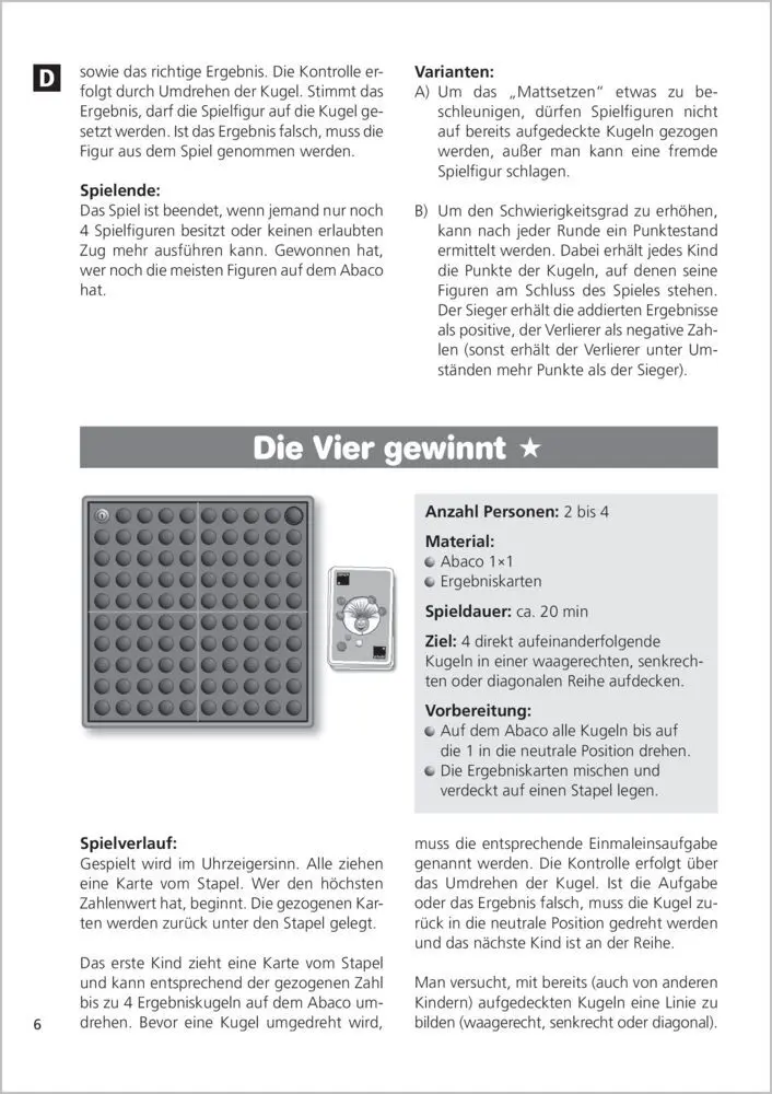 Bild: 9783039765430 | Abaco-Spiele 1x1 | Rechenspiele zum Einmaleins einzeln, ohne Abaco