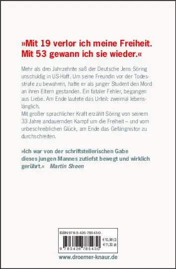 Rückseite: 9783426785430 | Nicht schuldig! | Jens Söring | Taschenbuch | 416 S. | Deutsch | 2016
