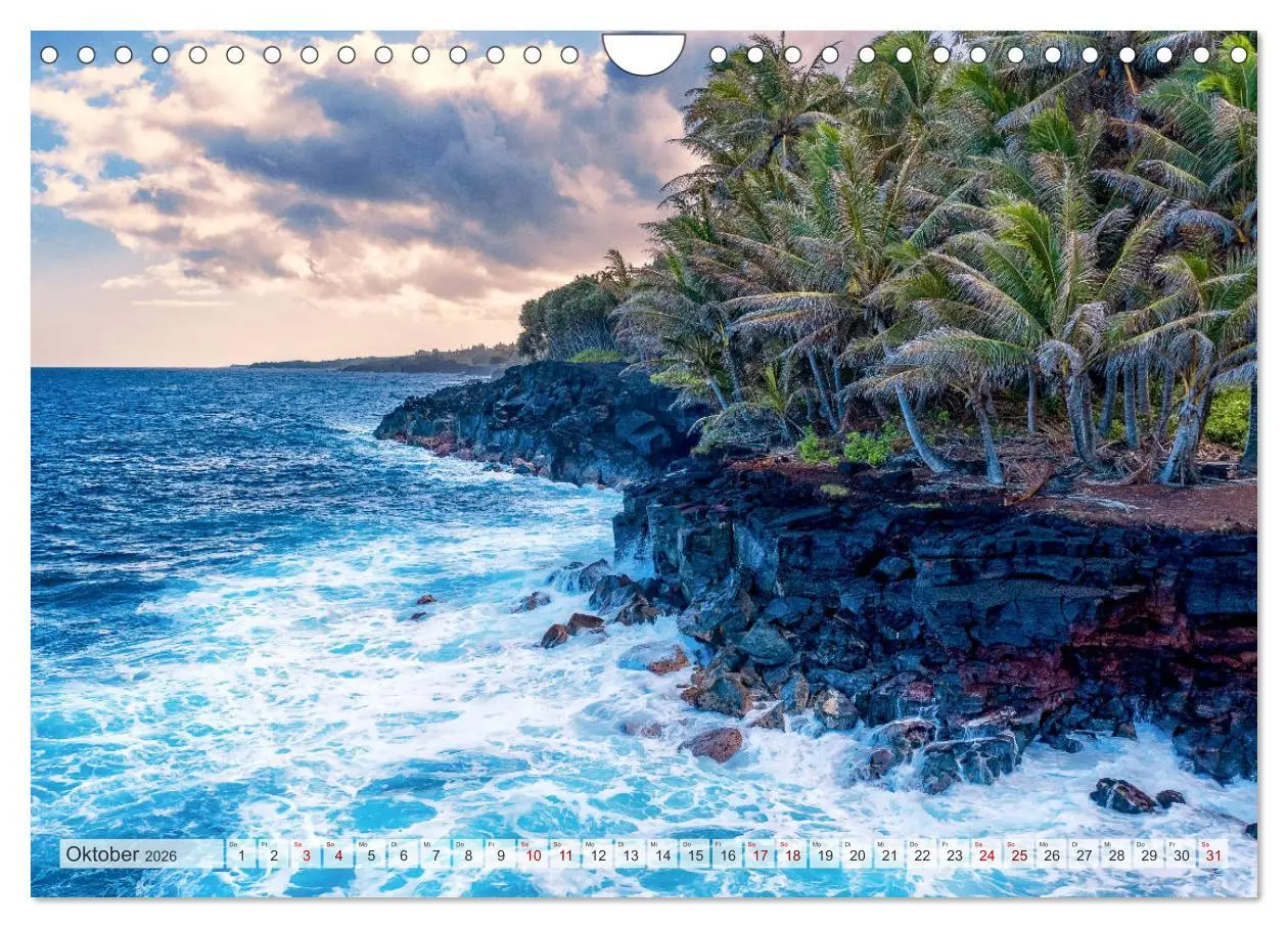 Bild: 9783457785430 | Aloha Hawaii (Wandkalender 2026 DIN A4 quer), CALVENDO Monatskalender