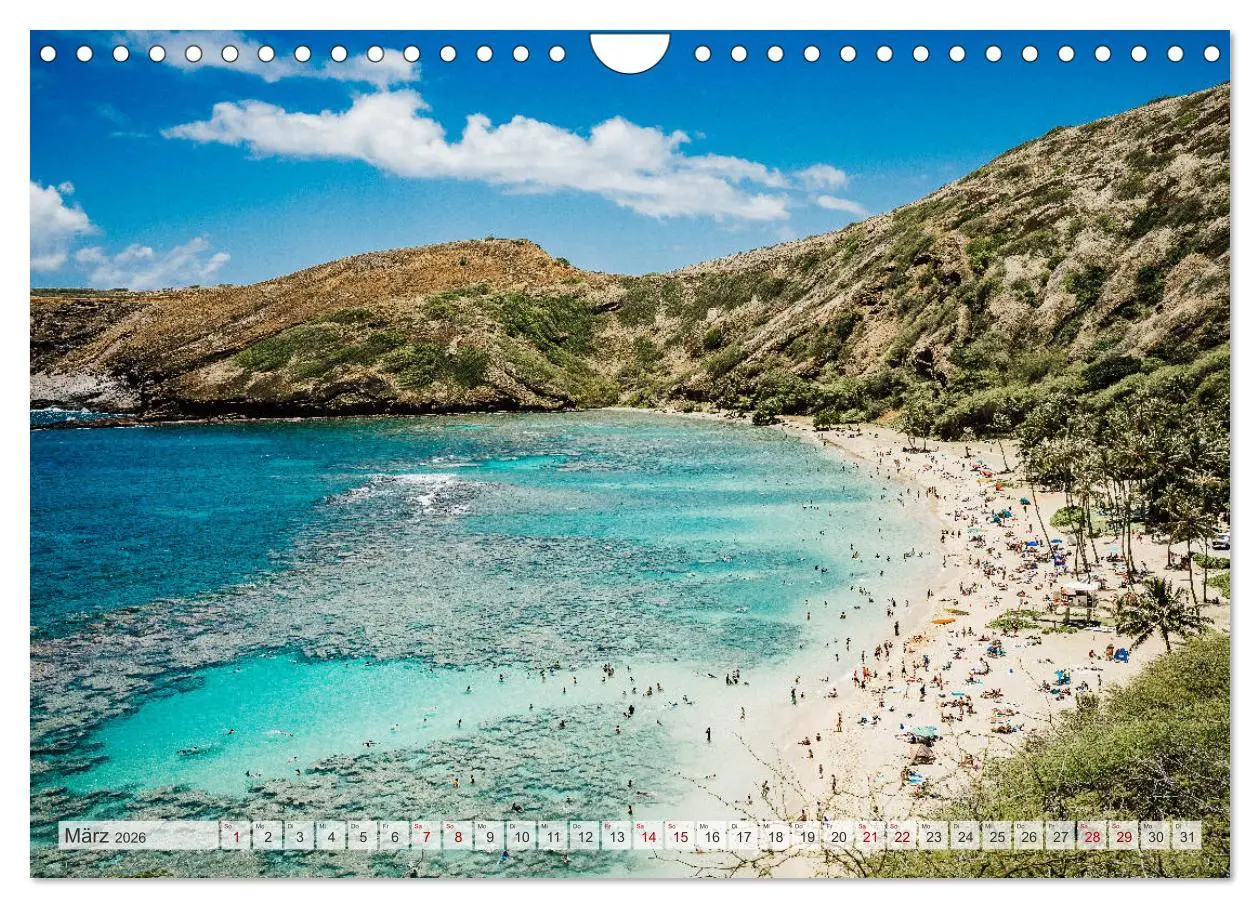 Bild: 9783457785430 | Aloha Hawaii (Wandkalender 2026 DIN A4 quer), CALVENDO Monatskalender
